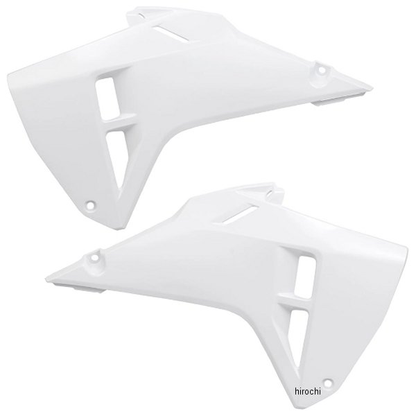 【メーカー在庫あり】 ユーフォープラスト UFO PLAST ラジエターシュラウド CRF450R、250R 白 G5589 HD店