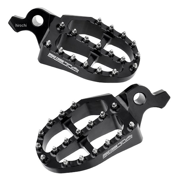 【メーカー在庫あり】 ジータ ZETA アルミフットペグ YZ250F 黒 G5993 HD店