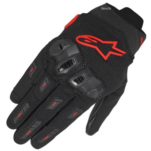 アルパインスターズ 春夏モデル グローブ SP X 5 AIR GLOVE 黒/蛍光赤 Sサイズ 3560725 HD店