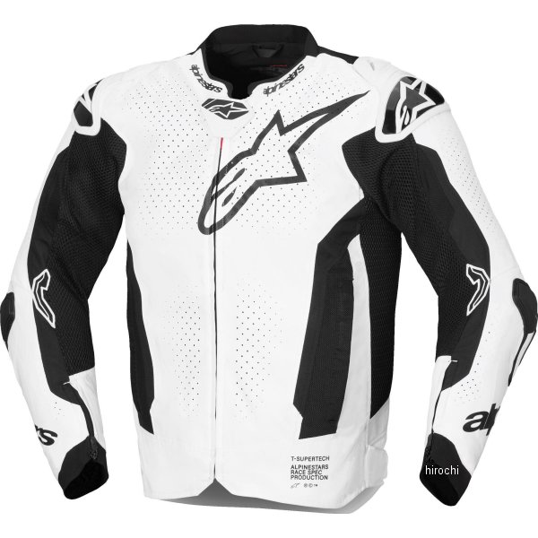 アルパインスターズ 春夏モデル ジャケット T-SUPERTECH AIR JACKET ASIA 21 白/黒 Mサイズ 8059347562315 HD店