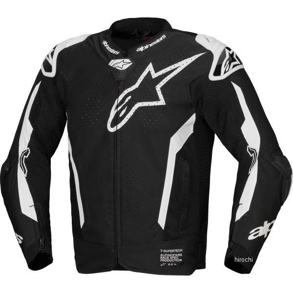 アルパインスターズ 春夏モデル ジャケット T-SUPERTECH AIR JACKET ASIA 12 黒/白 Sサイズ 8059347598505 HD店