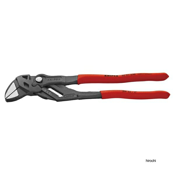 【メーカー在庫あり】 クニペックス KNIPEX プライヤーレンチ 250mm プラスティックコーティングハンドル 亜鉛合金メッキ 8601-250 HD店｜ヒロチー商事 ハーレー 店