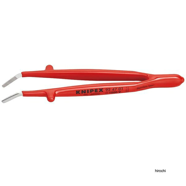 【メーカー在庫あり】 クニペックス KNIPEX 1000V 絶縁汎用ピンセット 142mm 9247-01 HD店 4,731円