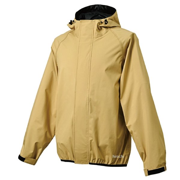 【メーカー在庫あり】 ライズ RIDEZ レインジャケット MOTTO MICRO RAIN JACKET カーキ Lサイズ MCR06 HD店