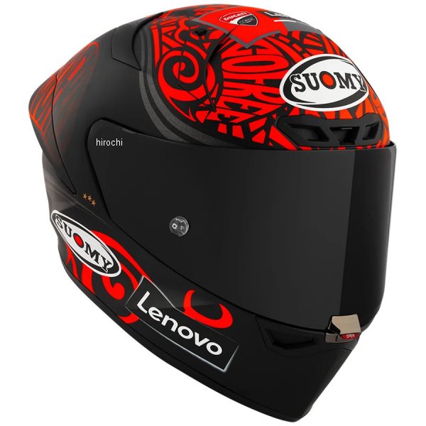 スオーミー SUOMY フルフェイスヘルメット SSX0012 S1-XR GP PECCO CORSE MATT Sサイズ SSX001201 HD店｜ヒロチー商事 ハーレー 店