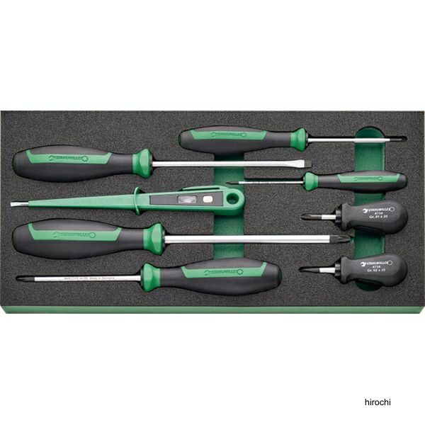【メーカー在庫あり】 スタビレー STAHLWILLE 8点組 TCS ドライバーセット TCS12 TCS12 821/8 HD店
