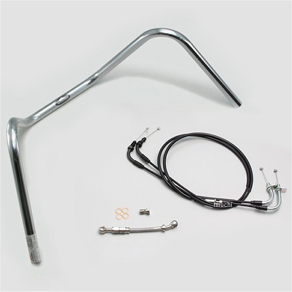 ハリケーン 300 ドロップエンド ハンドルセット ダックス125 クロームメッキ H044-014C HD店