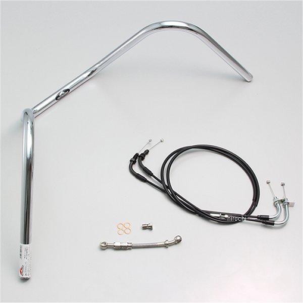 ハリケーン 300 エイプハンガー1型 ハンドルセット ダックス125 クロームメッキ H044-082C HD店