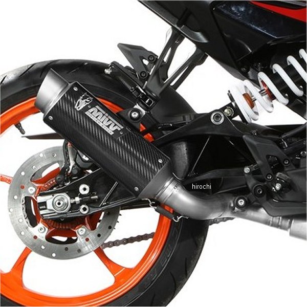 ミヴ Mivv スリップオンマフラー GP PRO 24年-25年 125DUKE カーボン KT.031.L2P HD店