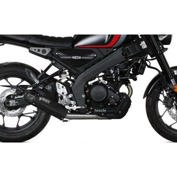 ミヴ Mivv フルエキゾースト HR-1 触媒付き 22年-24年 XSR125 ステンブラック/カーボンエンド Y.075.KH1BG HD店