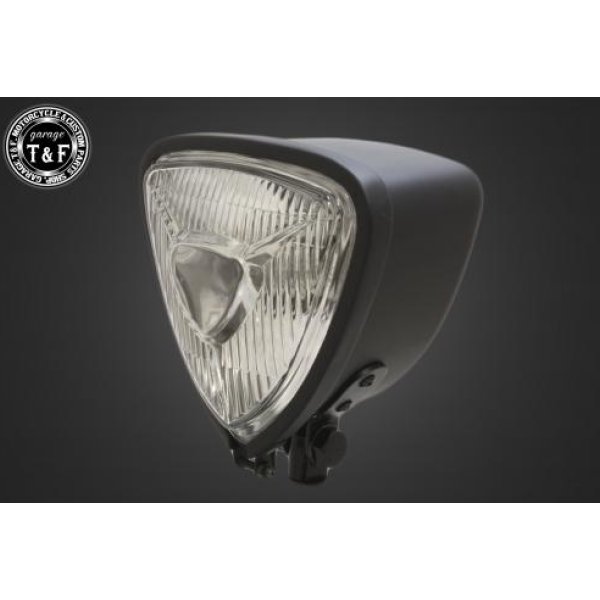 ガレージT&F トライアングルヘッドライト(マットブラック)クリアーレンズ+ステーE 250TR 4021934 HD店 5,689円