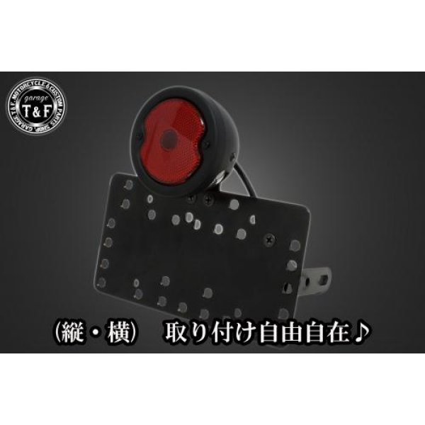 ガレージT&F サイドナンバーキット&DUOテールランプ(スタンダード)ブラック+ステー ST250E SN01327 HD店