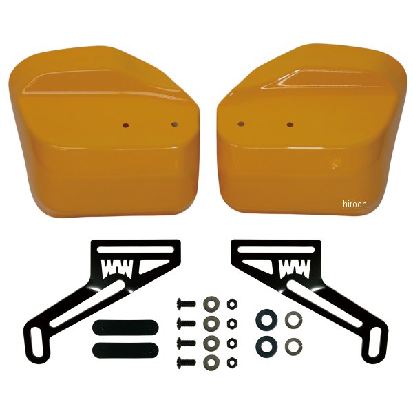 ワールドウォーク 塗装大型ナックルガード CT125ハンターカブ専用 ターメリックイエロー ws-40-YEL HD店|ヒロチー商事 ハーレー 店