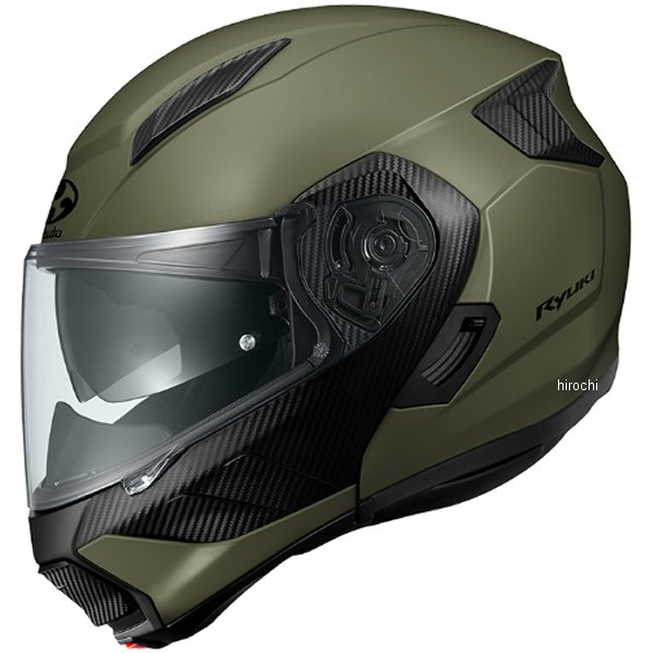 【メーカー在庫あり】 オージーケーカブト OGK KABUTO システムヘルメット RYUKI フラットオリーブ XLサイズ 4966094635305 HD店