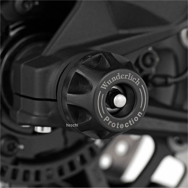 ワンダーリッヒ Wunderlich フロントアクスルスライダー DOUBLESHOCK Multistrada V2 黒 W71252-002 HD店