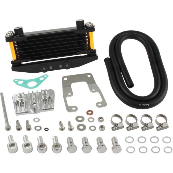 シフトアップ オイルクーラーKIT ヘッドトップマウント 取り出し付き モンキー、ゴリラ ゴールドパイプ 215246-64 HD店|ヒロチー商事 ハーレー 店