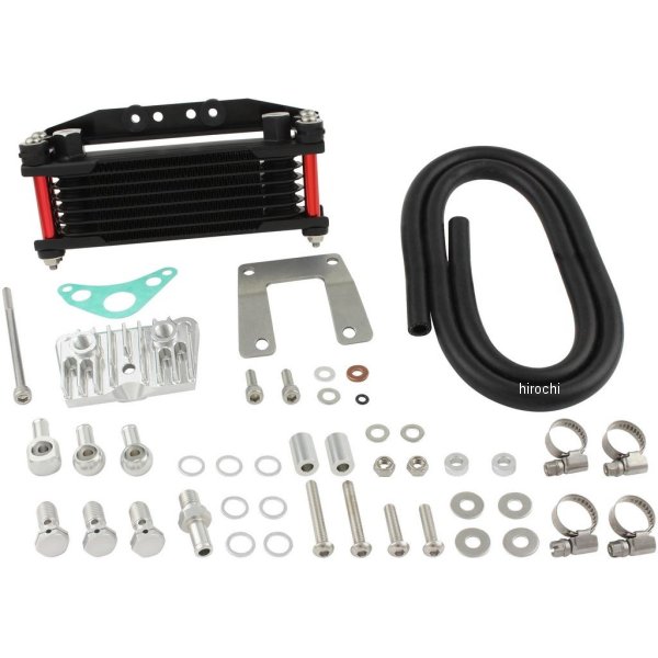 シフトアップ オイルクーラーKIT ヘッドボトムマウント 取り出し付き スーパーカブ50/70/90、リトルカブ レッドパイプ 216247-62 HD店|ヒロチー商事 ハーレー 店