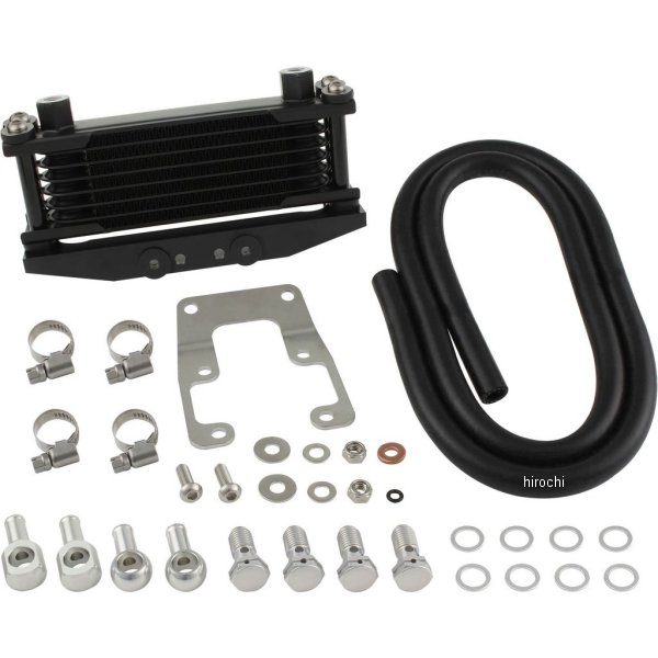 シフトアップ オイルクーラーKIT ヘッドトップマウント 取り出し無し モンキー、ゴリラ ブラックパイプ 915246-66 HD店｜ヒロチー商事 ハーレー 店