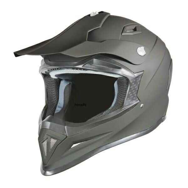 【メーカー在庫あり】 NBS バイクパーツセンター A-762 オフロードヘルメット マットブラック 702102 HD店