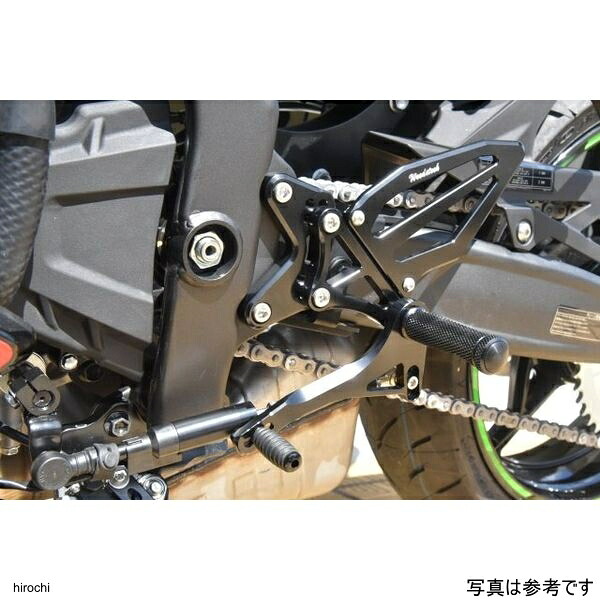 ウッドストック バックステップキット オールブラック、可倒式ペダル WBS-K42-BB-TPB-HGB HD店｜ヒロチー商事 ハーレー 店 55,744円