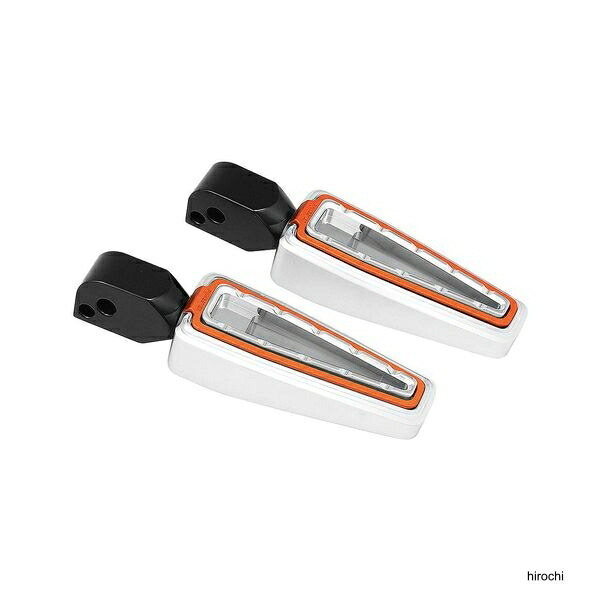 【メーカー在庫あり】 FANGSTER ファングスター フットペグ M8ソフテイル クローム/オレンジ リア 170173 HD店 21,904円