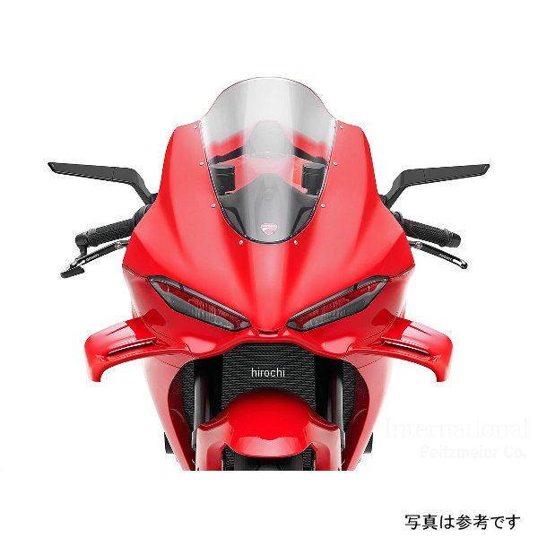 rizoma リゾマ ミラー Mirror STEALTH 25年 ドゥカティ パニガーレ V4/S ブラック BSS043B HD店