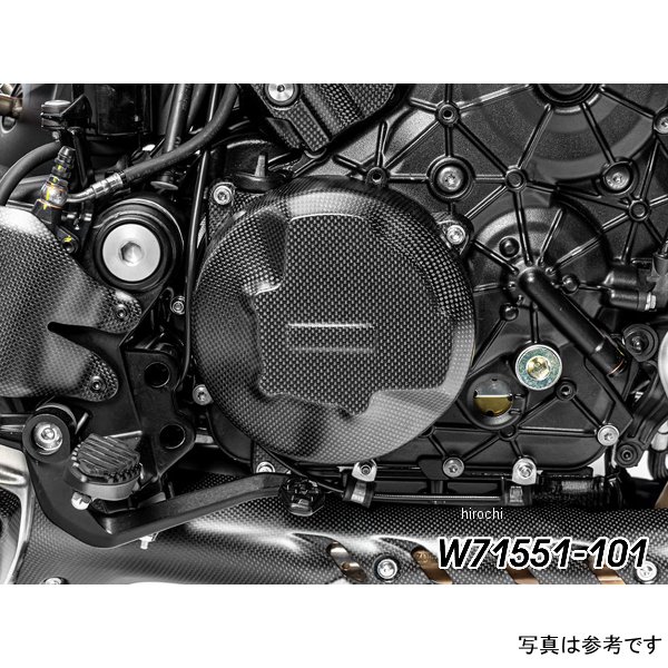ワンダーリッヒ Wunderlich カーボン クラッチカバー マットカーボン ドゥカティ ムルティストラーダ V4 ブラック W71551-101 HD店