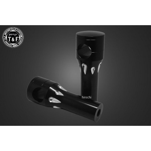 ガレージT&F スティード400 ステルスハンドルポスト4インチ(ブラック) 4024216 HD店
