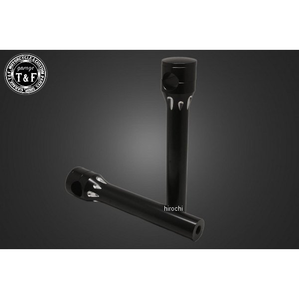 ガレージT&F バルカン400 ステルスハンドルポスト8インチ(ブラック) 4024234 HD店