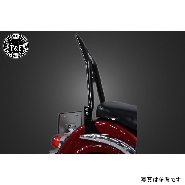 ガレージT&F イントルーダー400クラシック 極太φ38シーシーバーロング(ブラック)純正フェンダー専用 705304 HD店