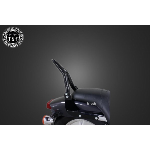 ガレージT&F 極太φ38シーシーバーショート 純正フェンダー専用 マグナ250 ブラック 707031 HD店