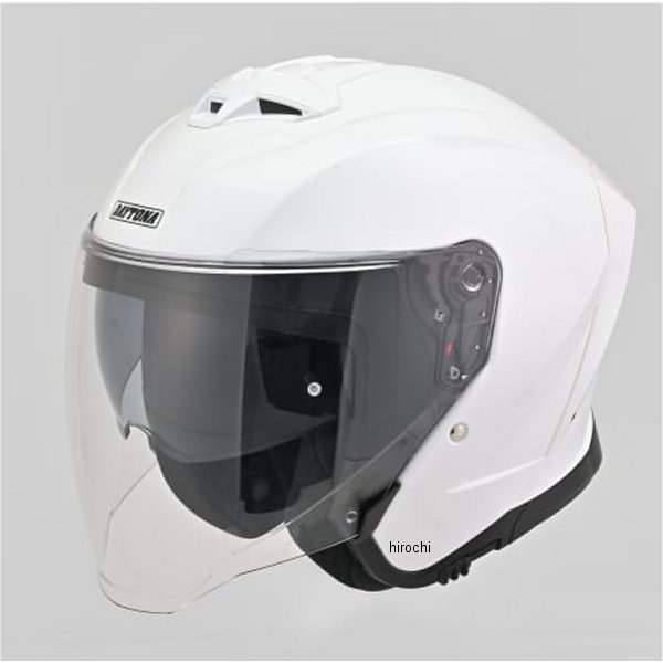 【メーカー在庫あり】 DAYTONA デイトナ DN-006SJ ジェットヘルメット ホワイト Lサイズ 61077 HD店