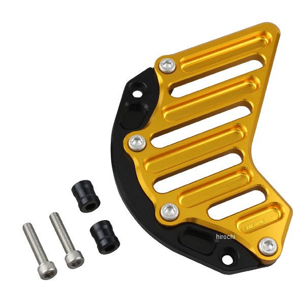 【メーカー在庫あり】 シフトアップ ビレットスプロケットカバー モンキー125、CT125 ハンターカブ、GROM ブラック／ゴールド 260201-64 HD店