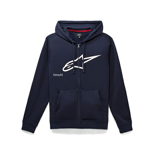 【メーカー在庫あり】 アルパインスターズ Zip フーディー エイジレス V3 ネイビー/ホワイト Sサイズ D8789 HD店｜ヒロチー商事 ハーレー 店