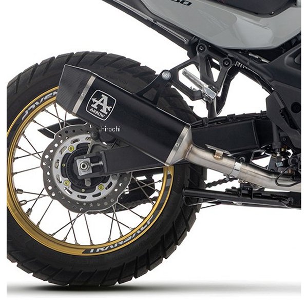 アロー ARROW スリップオンマフラー Indy Race EVO 25年 XL750トランザルプ アルミダーク/カーボン 72645AKN-25 HD店