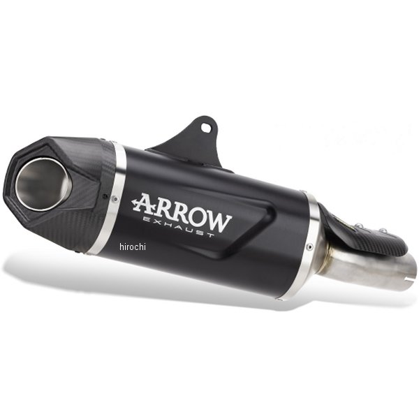 アロー ARROW スリップオンマフラー Indy Race EVO 25年 アプリリア Tuareg660 アルミダーク/カーボンエンド 72646AKN HD店