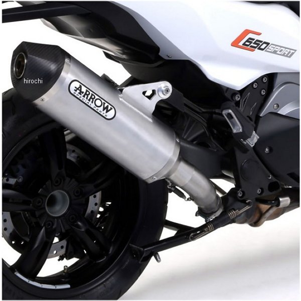 アロー ARROW スリップオンマフラー Race-Tech 触媒なし 16年-20年 BMW C650Sport アルミ 73512AK-73009MI HD店