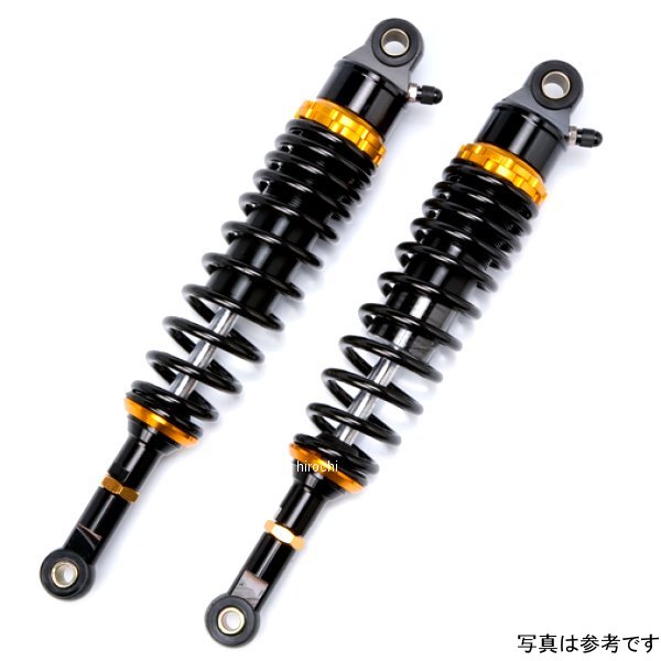 RFY ガス封入式リアサスペンション ZRX400/ZRX400II ブラック&ゴールド SUG32BKGDKA19 HD店