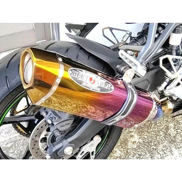 ビート BEET スリップオンマフラー N-EvoII カワサキ Ninja ZX-25R 23年- チタン パープルゴールド 0228-KH7-PG HD店
