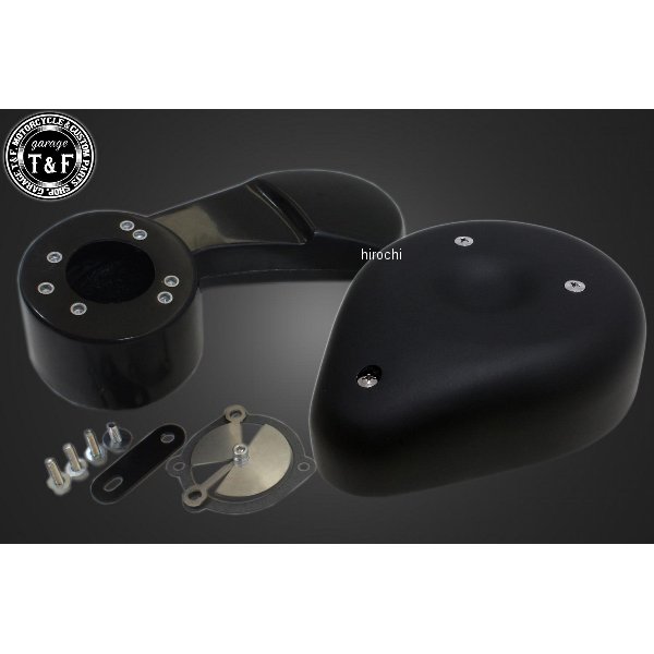 ガレージT&F ティアドロップエアクリーナーKIT (ブラック) スティード400 7081217 HD店