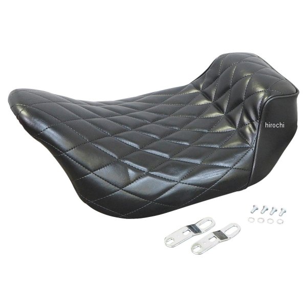 【メーカー在庫あり】 ラペラ Le Pera スプロケットシート ダイアモンドステッチ ツアラーモデル 08- ブラック LK-327DM HD店|ヒロチー商事 ハーレー 店