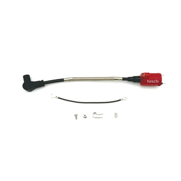 POSH ポッシュ スピードプロツインシリコンプラグコード ステンレスブレイデッドタイプ付 NSR50/NS-1 ブラック/レッド 221010-29 HD店