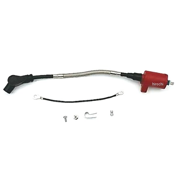 POSH ポッシュ スピードプロツインシリコンプラグコード ステンレスブレイデッドタイプ付 12V Monkey ブラック/レッド 296010-29 HD店