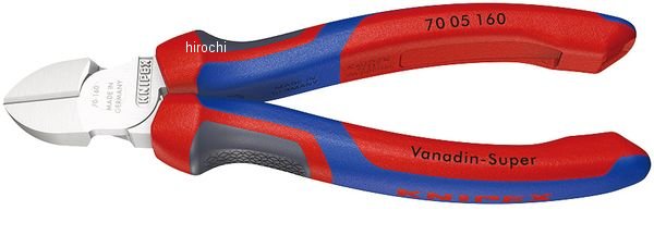 【メーカー在庫あり】 クニペックス KNIPEX 斜ニッパー 7005-160-KP HD店