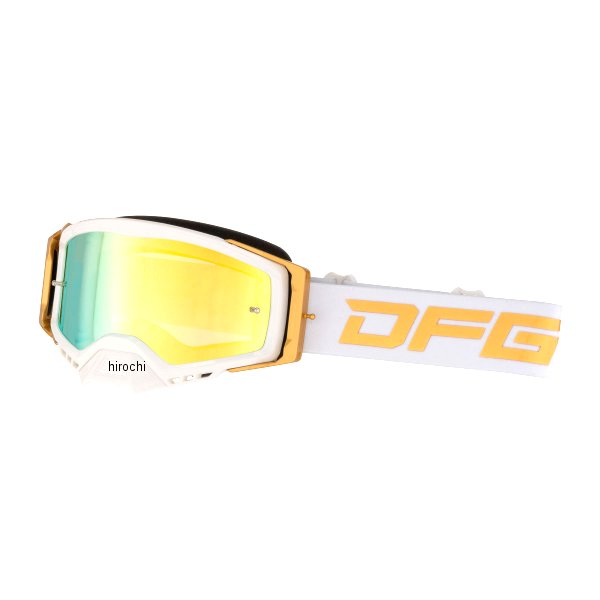 【メーカー在庫あり】 ディーエフジー DFG ブリッツゴーグル レボ ゴールドミラーレンズ ホワイト/ゴールド DG1330-0223 HD店|ヒロチー商事 ハーレー 店