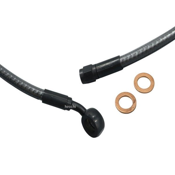 【メーカー在庫あり】 MAGNUM マグナム アッパーブレーキライン 長さ:42in(約1,067mm) フィッティング:AN-3、7/16 033477 HD店|ヒロチー商事 ハーレー 店