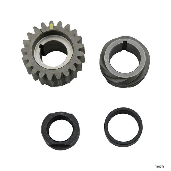 【メーカー在庫あり】 S&Sサイクル S&S Cycle ピニオンシャフトギアキット 77-89年 BT イエロー 33-4185 HD店|ヒロチー商事 ハーレー 店
