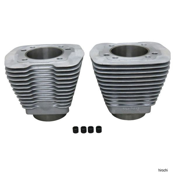 【メーカー在庫あり】 S&Sサイクル S&S Cycle S&S 3-1/2ボア シリンダーセット 84-99年 BT シルバー 91-7210 HD店