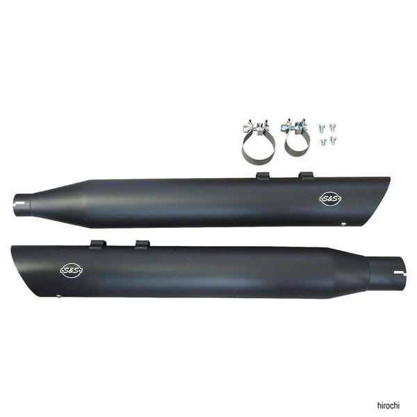 【メーカー在庫あり】 S&Sサイクル S&S Cycle パフォーマンスマフラー スラッシュダウン 17年- ツアラー ブラック 550-0696 HD店｜ヒロチー商事 ハーレー 店