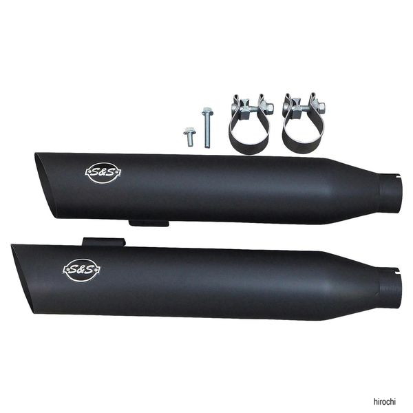 【メーカー在庫あり】 S&Sサイクル S&S Cycle パフォーマンスマフラースラッシュカット08年- 2-1-2ダイナ ブラック 550-0724 HD店